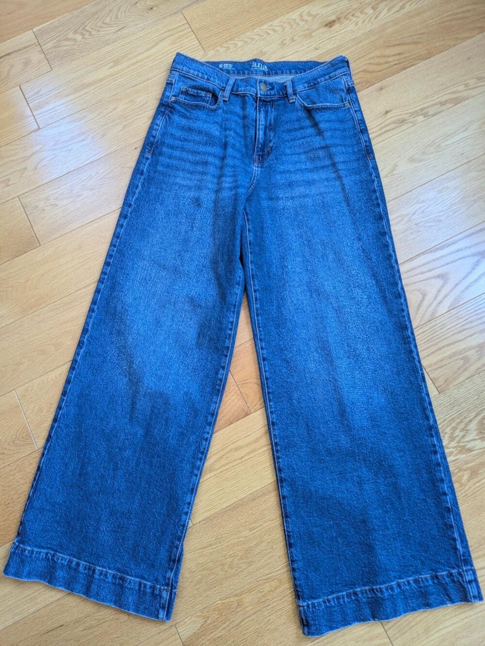 a.n.a high rise wide leg jean size 10
